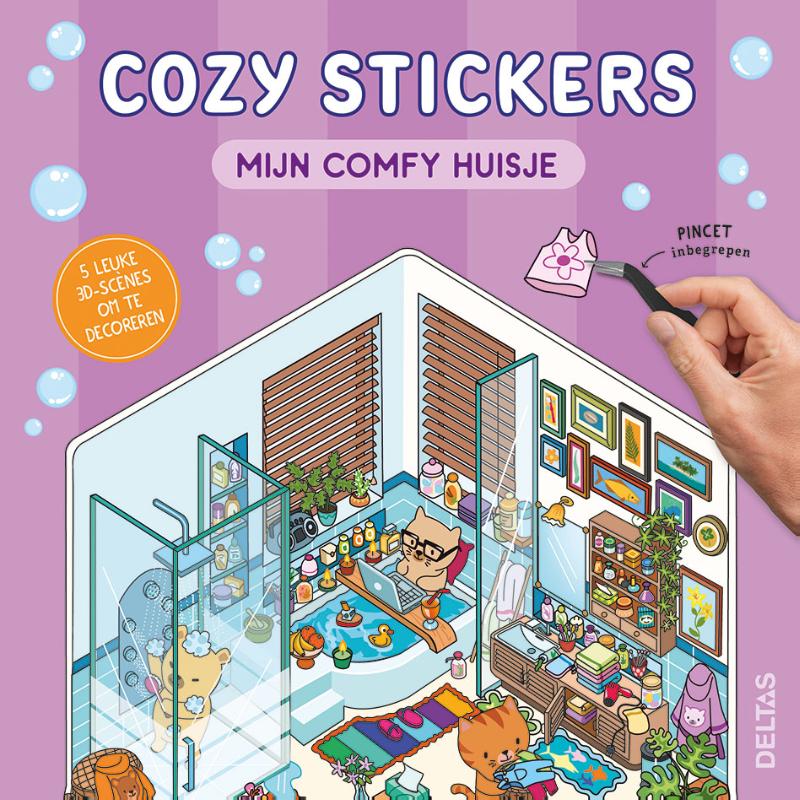 Cozy Stickers &ndash; Mijn comfy huisje