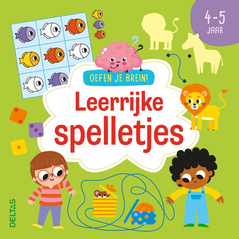 Oefen je brein! Leerrijke spelletjes 4-5 jaar