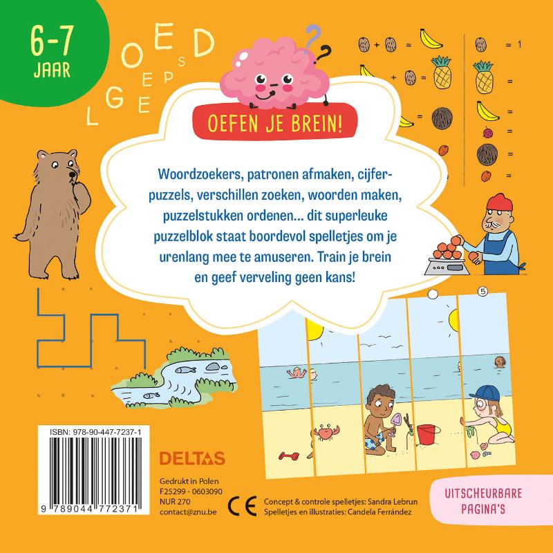 Oefen je brein! Leerrijke spelletjes 6-7 jaar
