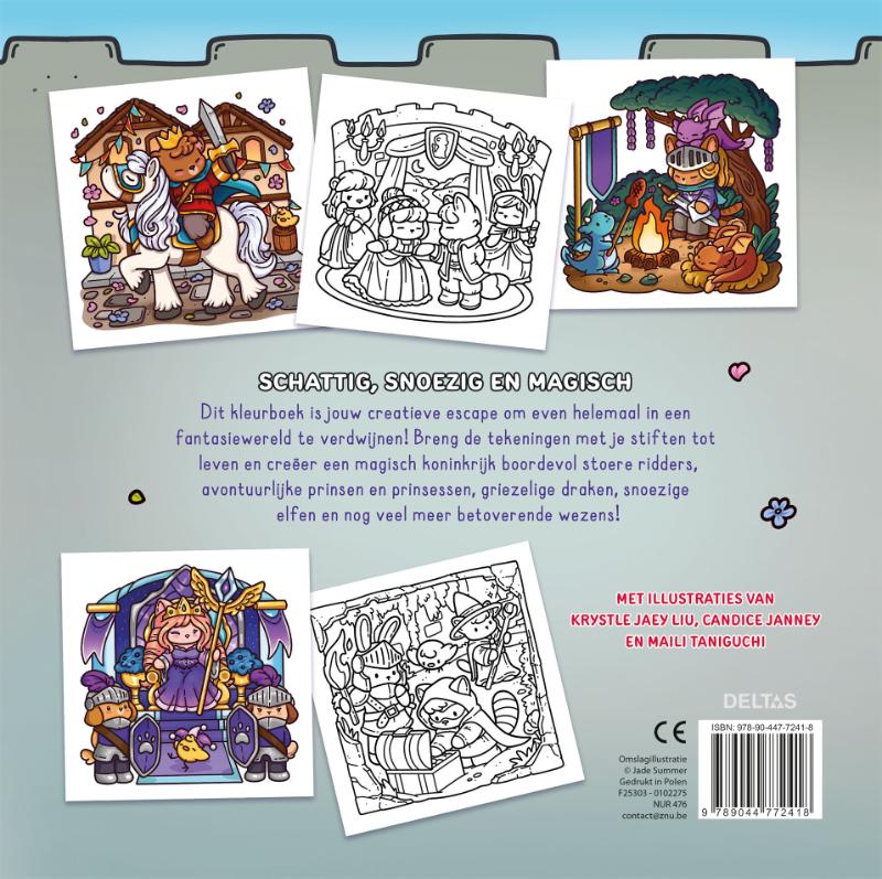 Cozy Kingdom – Fantasy kleurboek Jade Summer