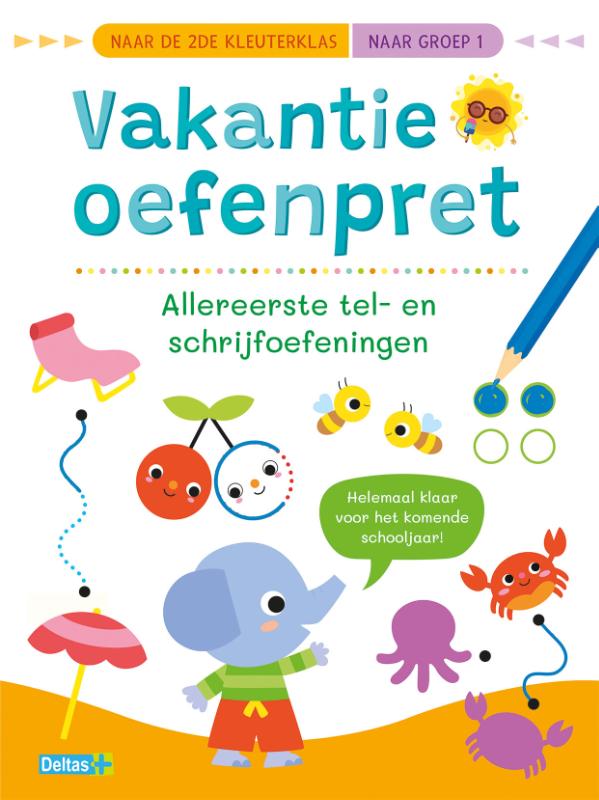 Vakantie oefenpret – Allereerste tel- en schrijfoefeningen