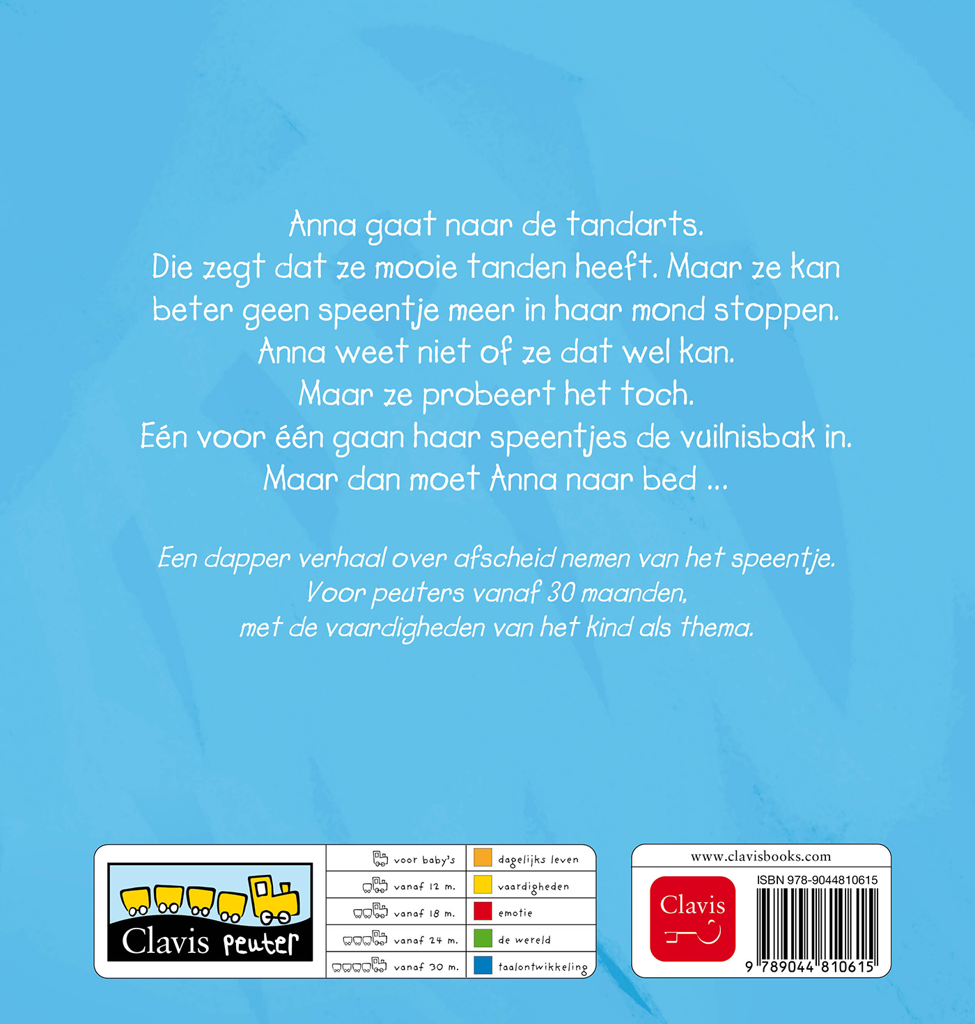 Anna gooit haar speentjes weg