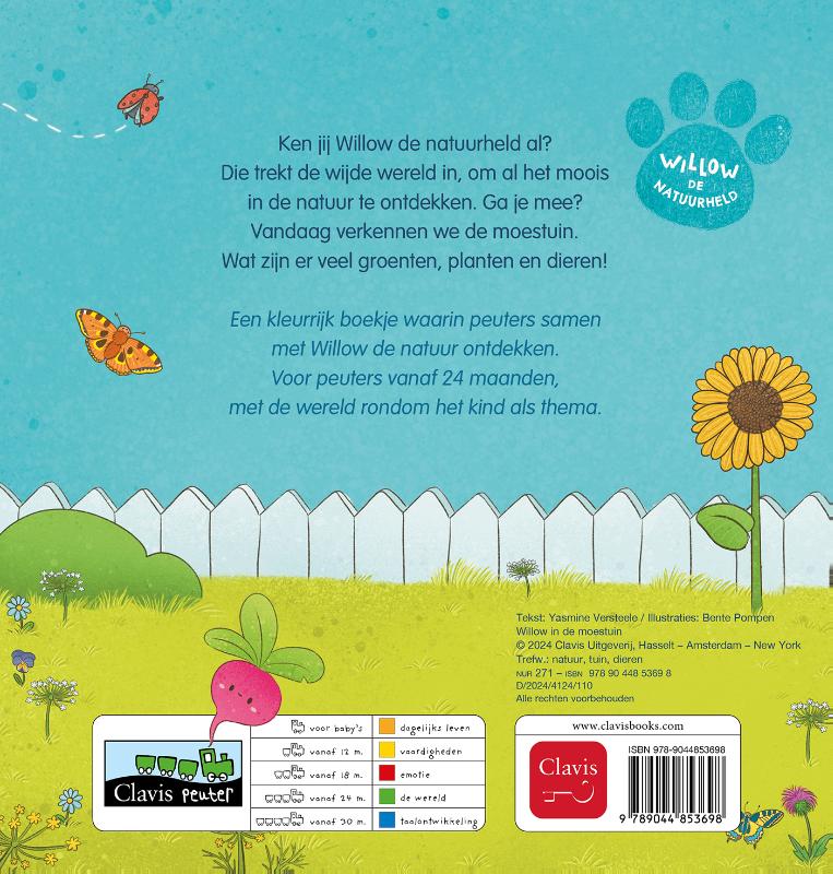 Willow in de moestuin