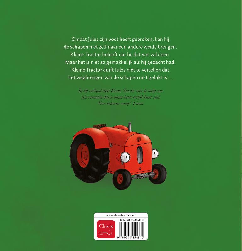 Kleine Tractor liegt een beetje