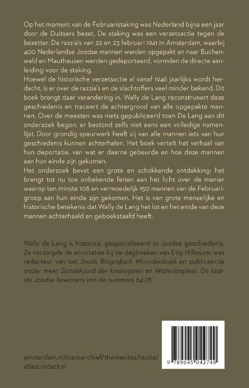 De razzia’s van 22 en 23 februari 1941 in Amsterdam