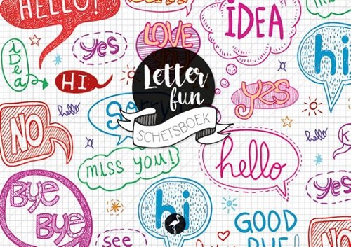 Letterfun schetsboek