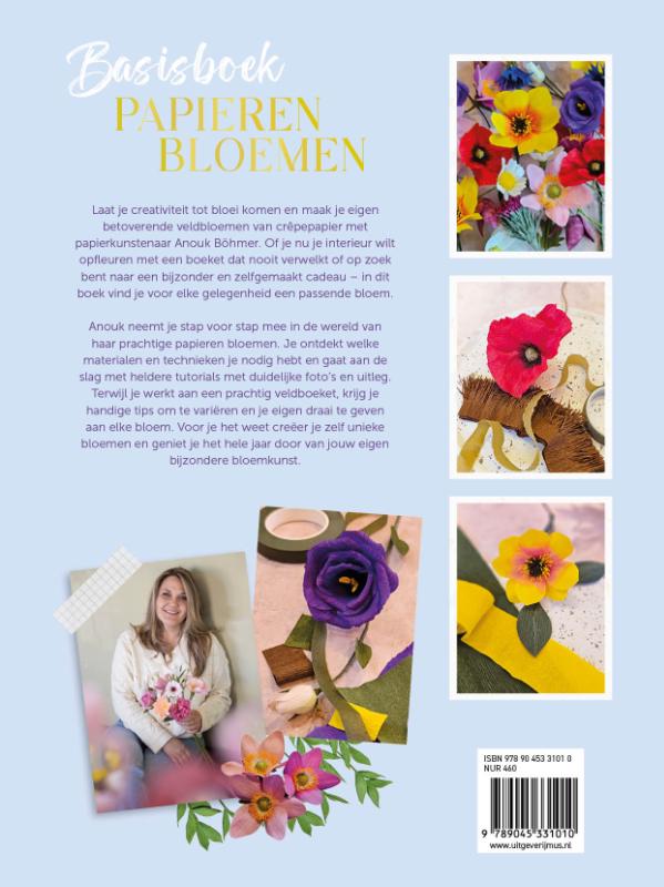 Basisboek papieren bloemen