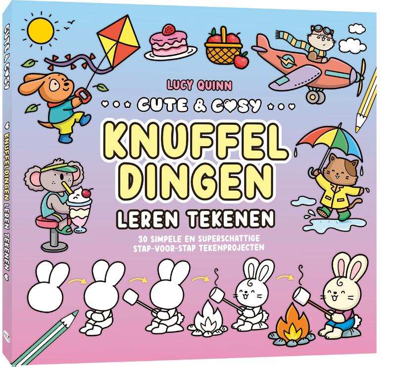 Cute & Cosy leren tekenen – Knuffeldingen