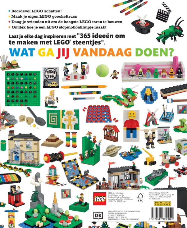 365 ideeën om te maken met LEGO steentjes