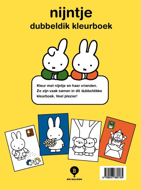 nijntje Dubbeldik kleurboek