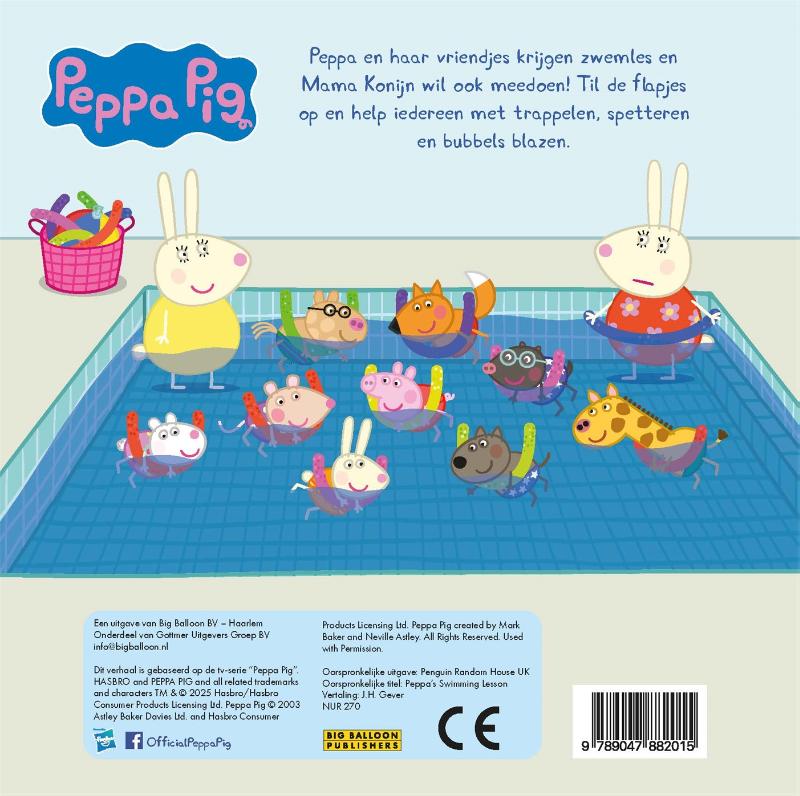 Peppa’s eerste zwemles