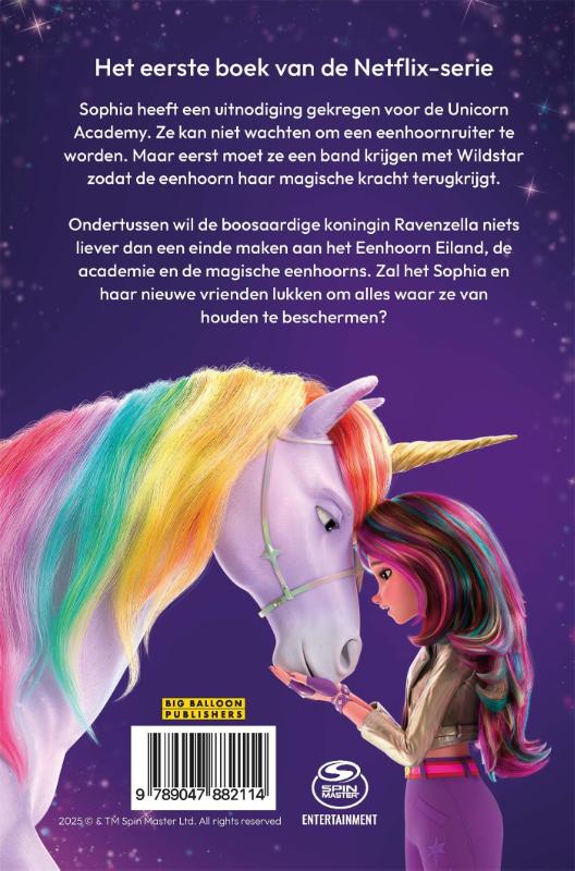 Sophia’s uitnodiging voor de Unicorn Academy