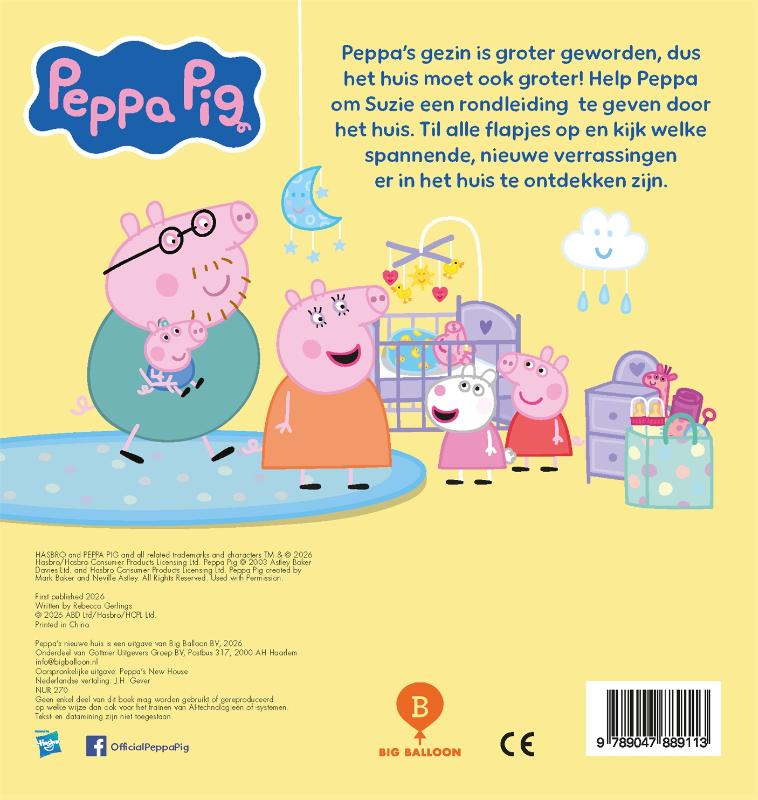 Peppa&rsquo;s nieuwe huis
