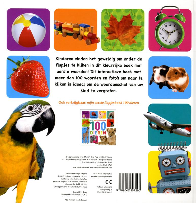 Mijn eerste flapjesboek 100 woorden