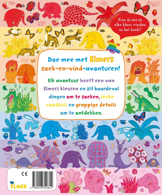 Elmer zoek en vind – Kleuren