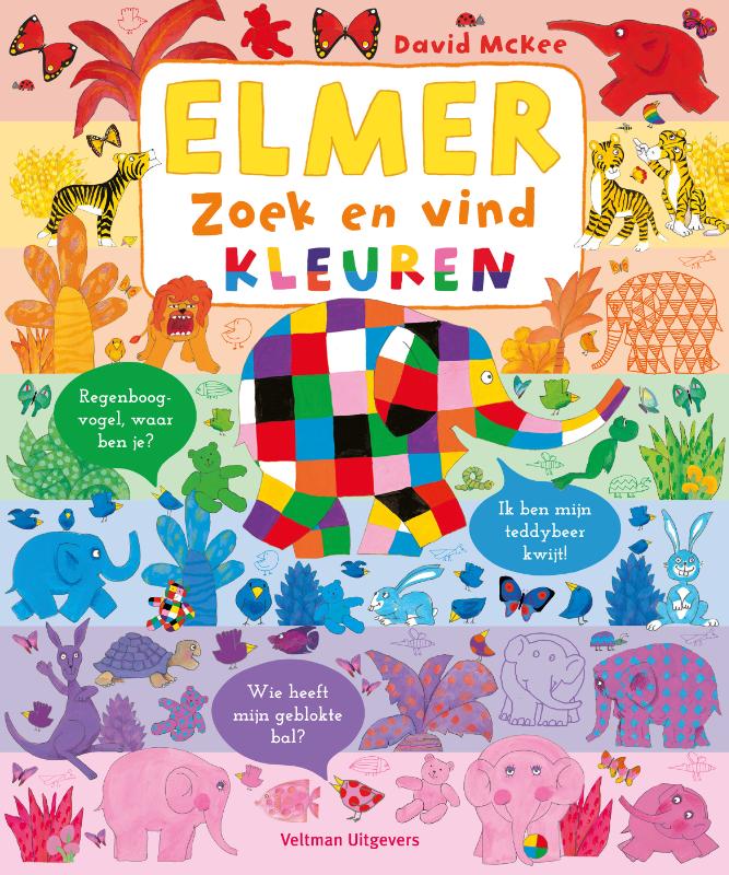 Elmer zoek en vind – Kleuren