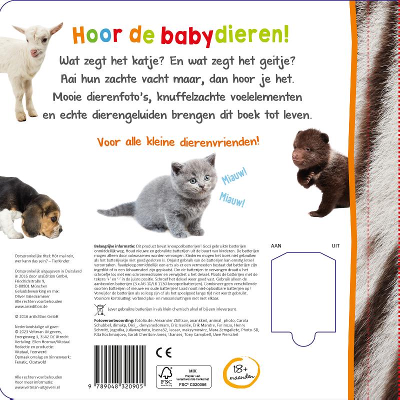 Welk dier hoor ik hier? – Babydieren