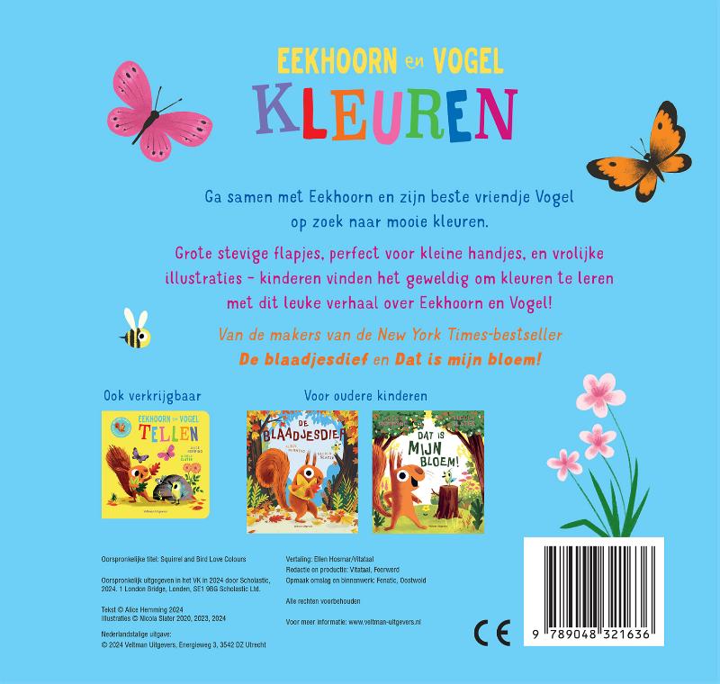 Eekhoorn en Vogel – Kleuren