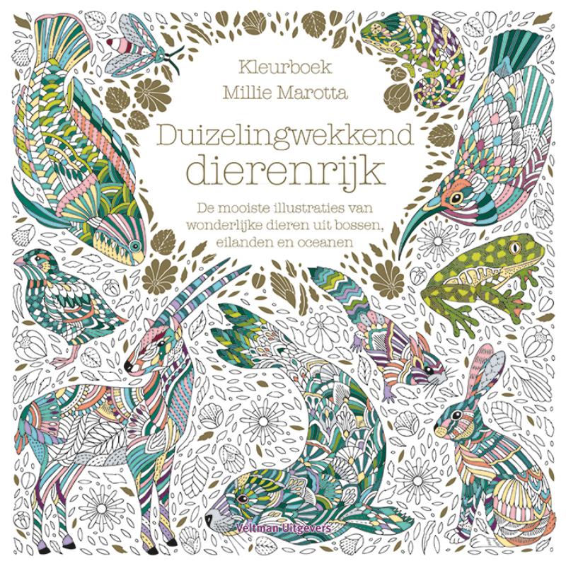 Kleurboek Millie Marotta – Duizelingwekkend dierenrijk
