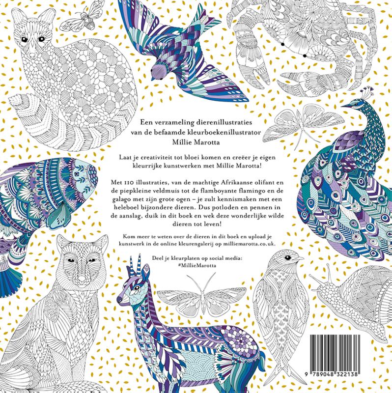 Kleurboek Millie Marotta – Wonderlijke wildernis