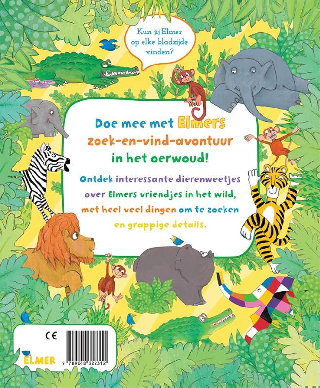 Elmer zoek en vind – dieren