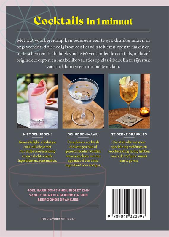 Cocktails in 1 minuut