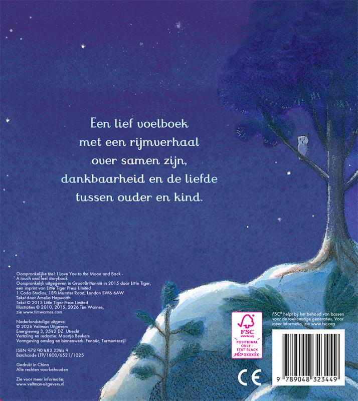 Ik hou van jou tot de maan en terug