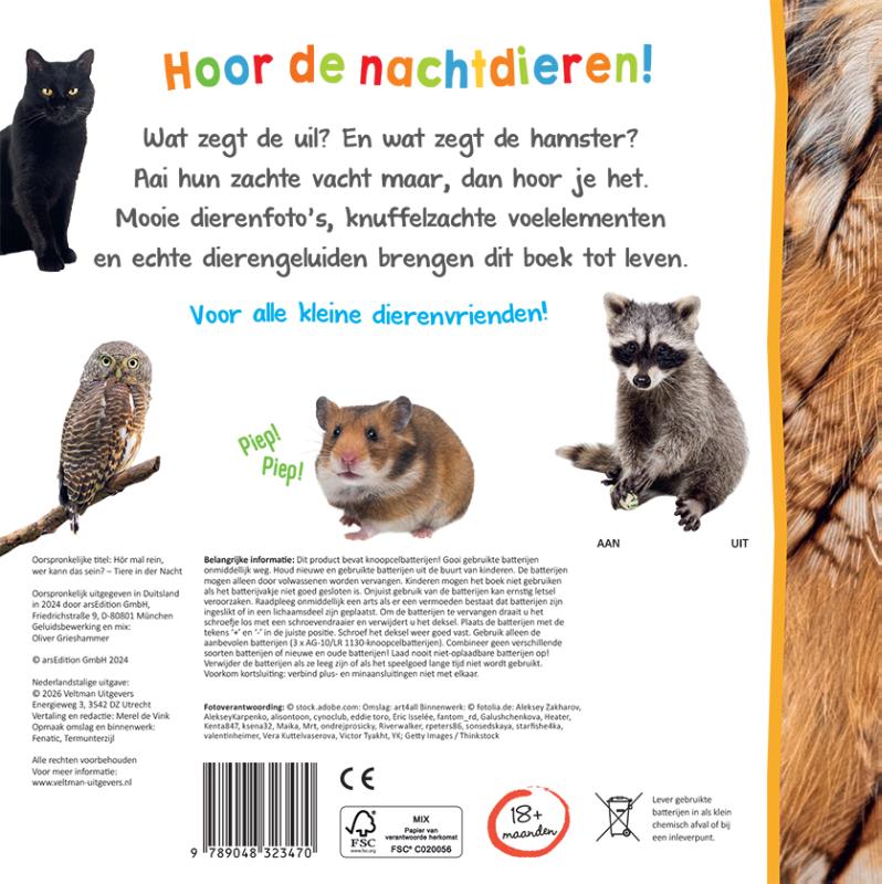 Welk dier hoor ik hier? Nachtdieren