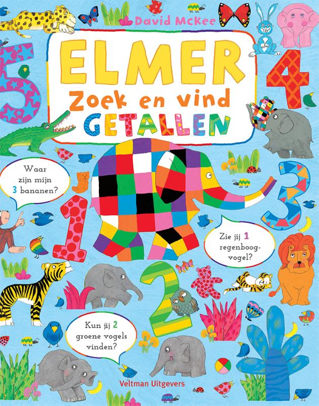 Elmer zoek en vind – GETALLEN