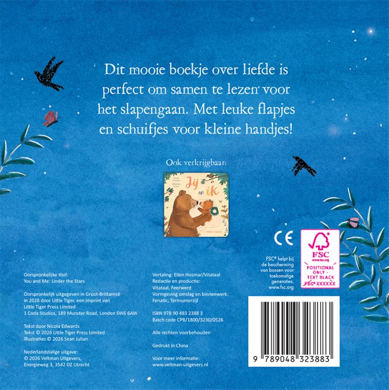 Jij en ik onder de sterren
