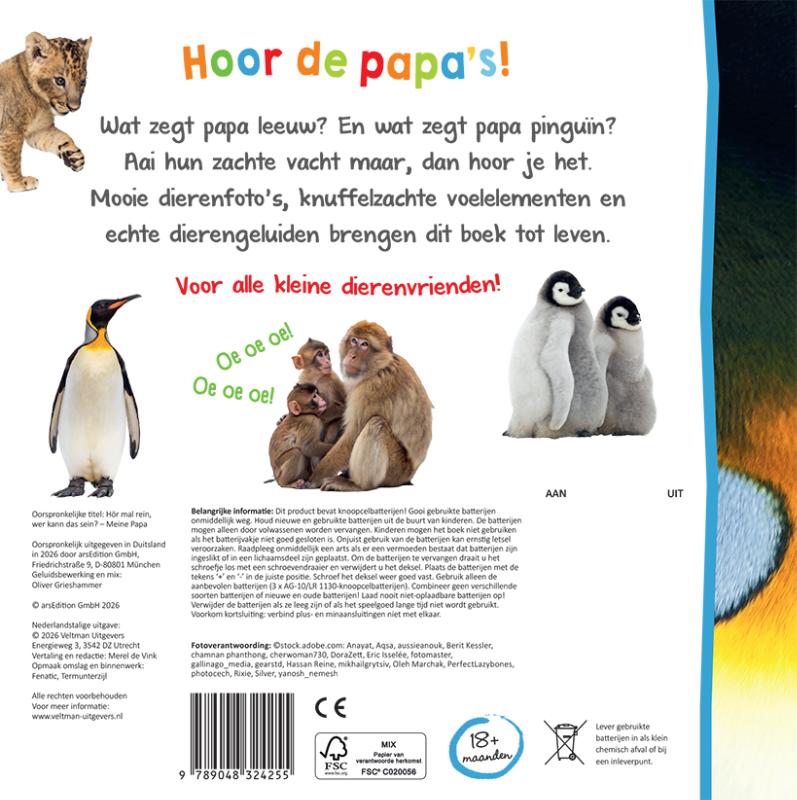 Welk dier hoor ik hier? – Mijn papa