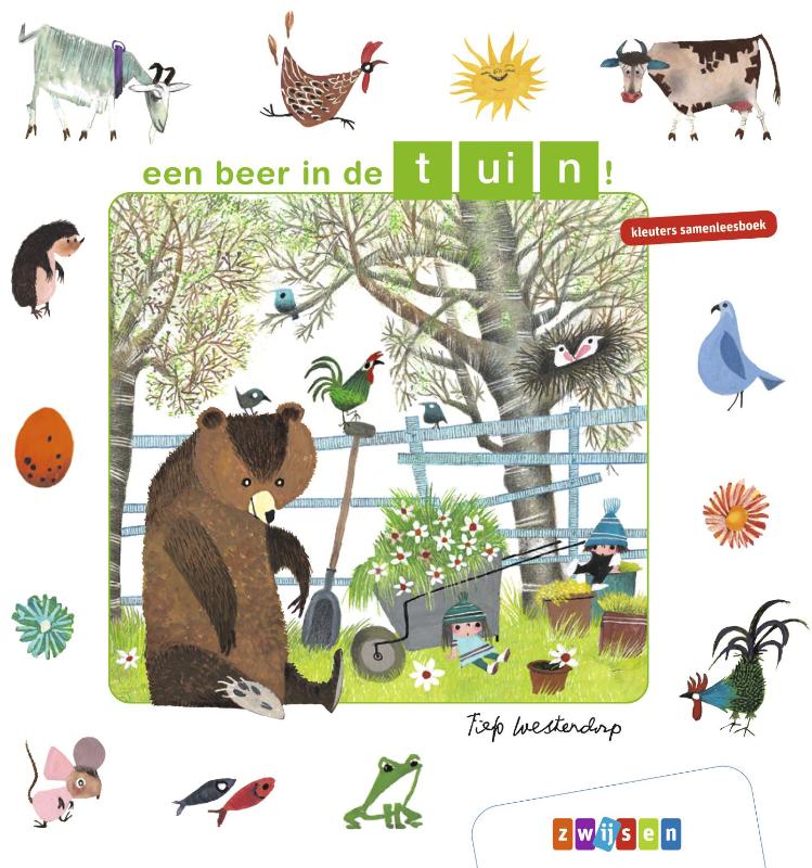een beer in de tuin!