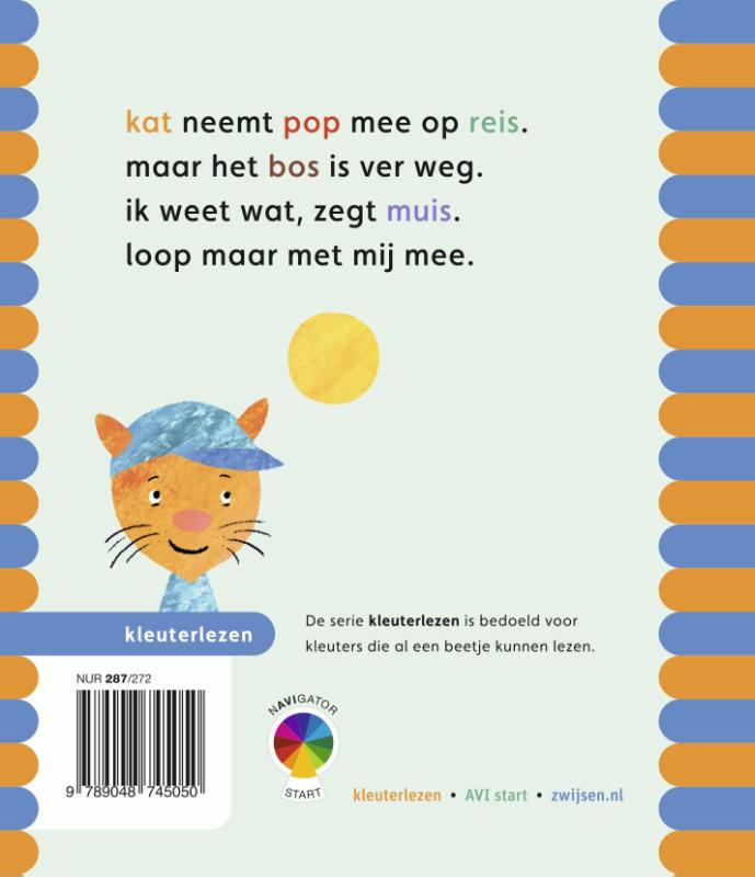 kat gaat op reis