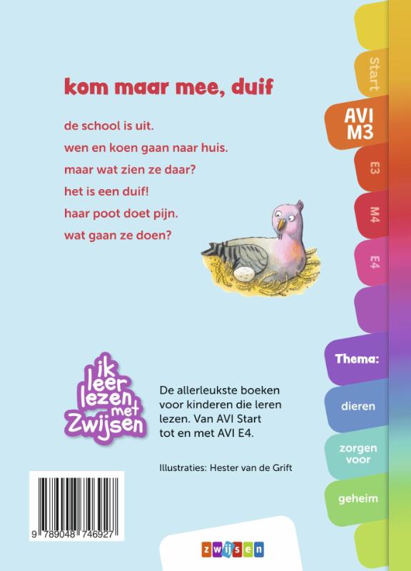kom maar mee, duif