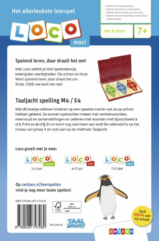 Taaljacht – Loco maxi taaljacht spelling M4 / E4