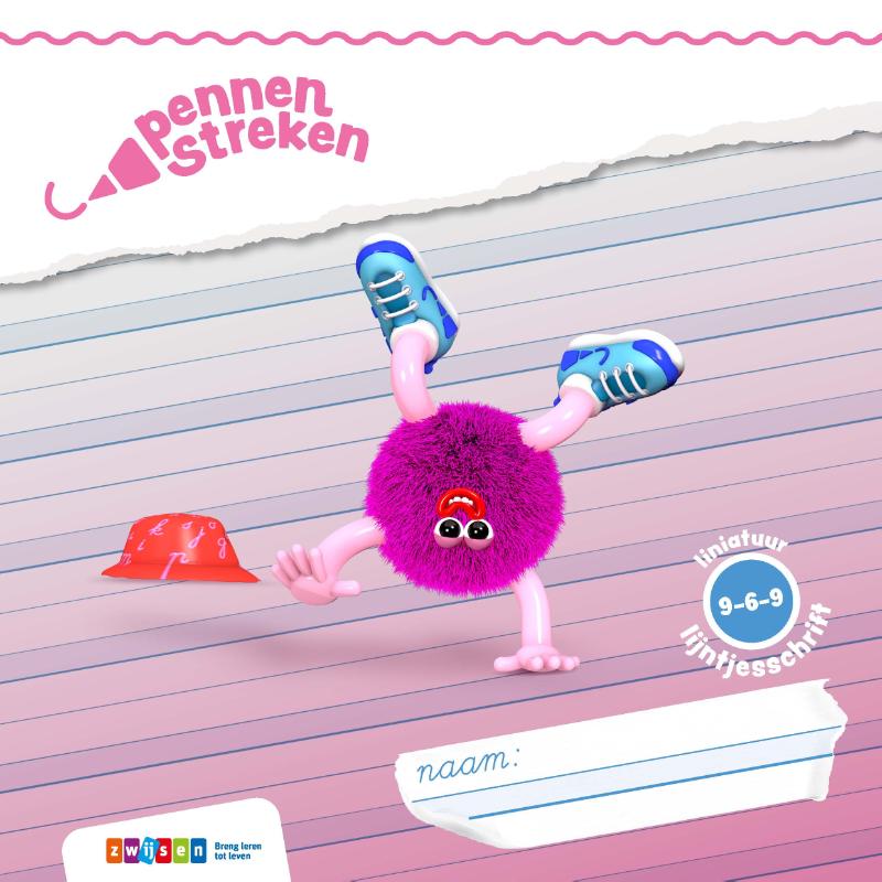 Pennenstreken – lijntjesschrift verbonden schrift (set 5 ex)