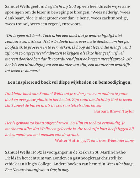 Leef dicht bij God