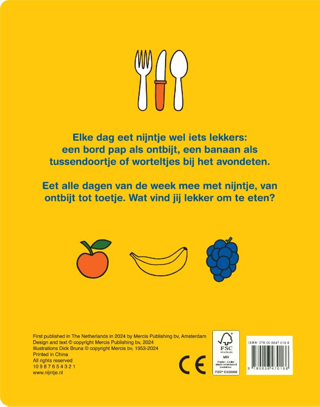 wat eet nijntje vandaag?