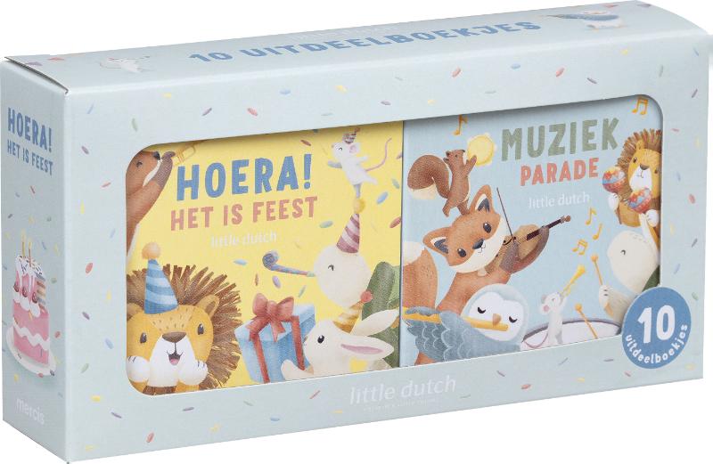 Little Dutch uitdeelboekjes – hoera! het is feest & muziekparade