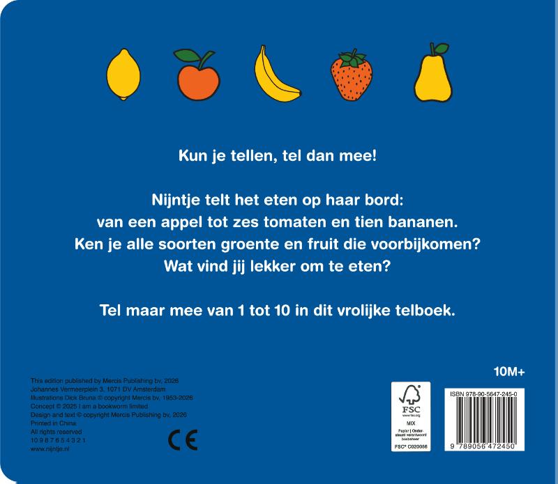 nijntje telboek, groente en fruit