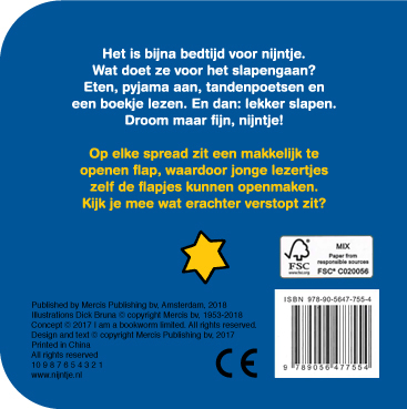 flapjesboek naar bed met nijntje