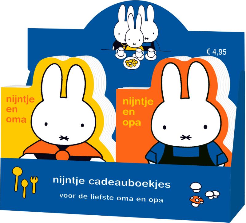 display nijntje cadeauboekjes nijntje en oma nijntje en opa 2×8