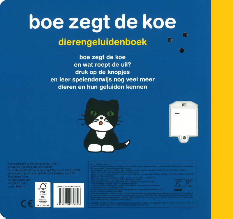 dierengeluidenboek boe zegt de koe