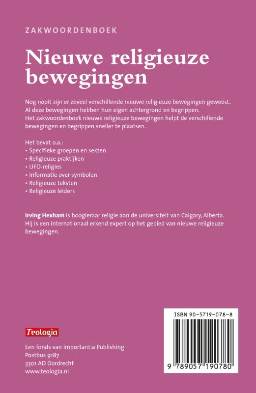 Zakwoordenboek Nieuwe Religieuze Bewegingen