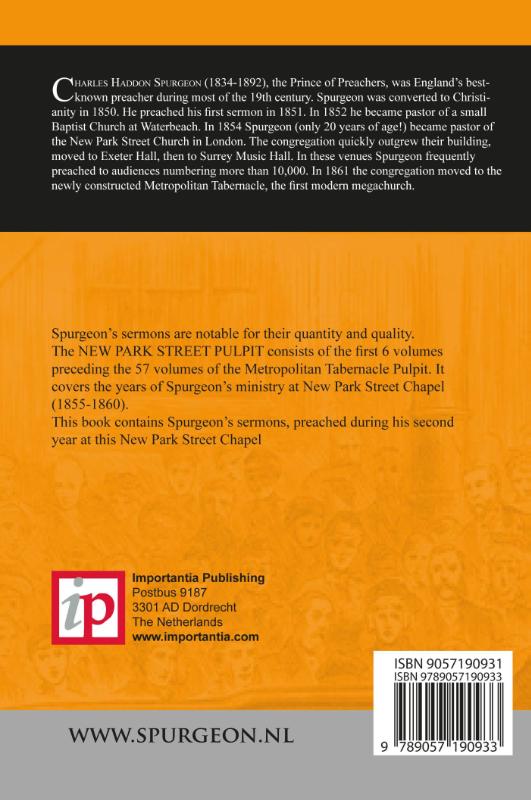 New Park Street Pulpit Sermons – 2 1856