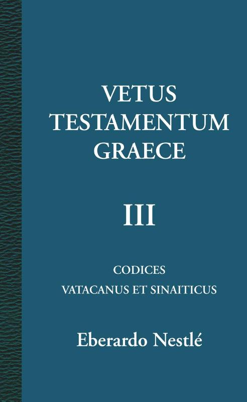 Vetus Testamentum Graece – 3