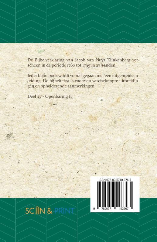 Openbaring II
