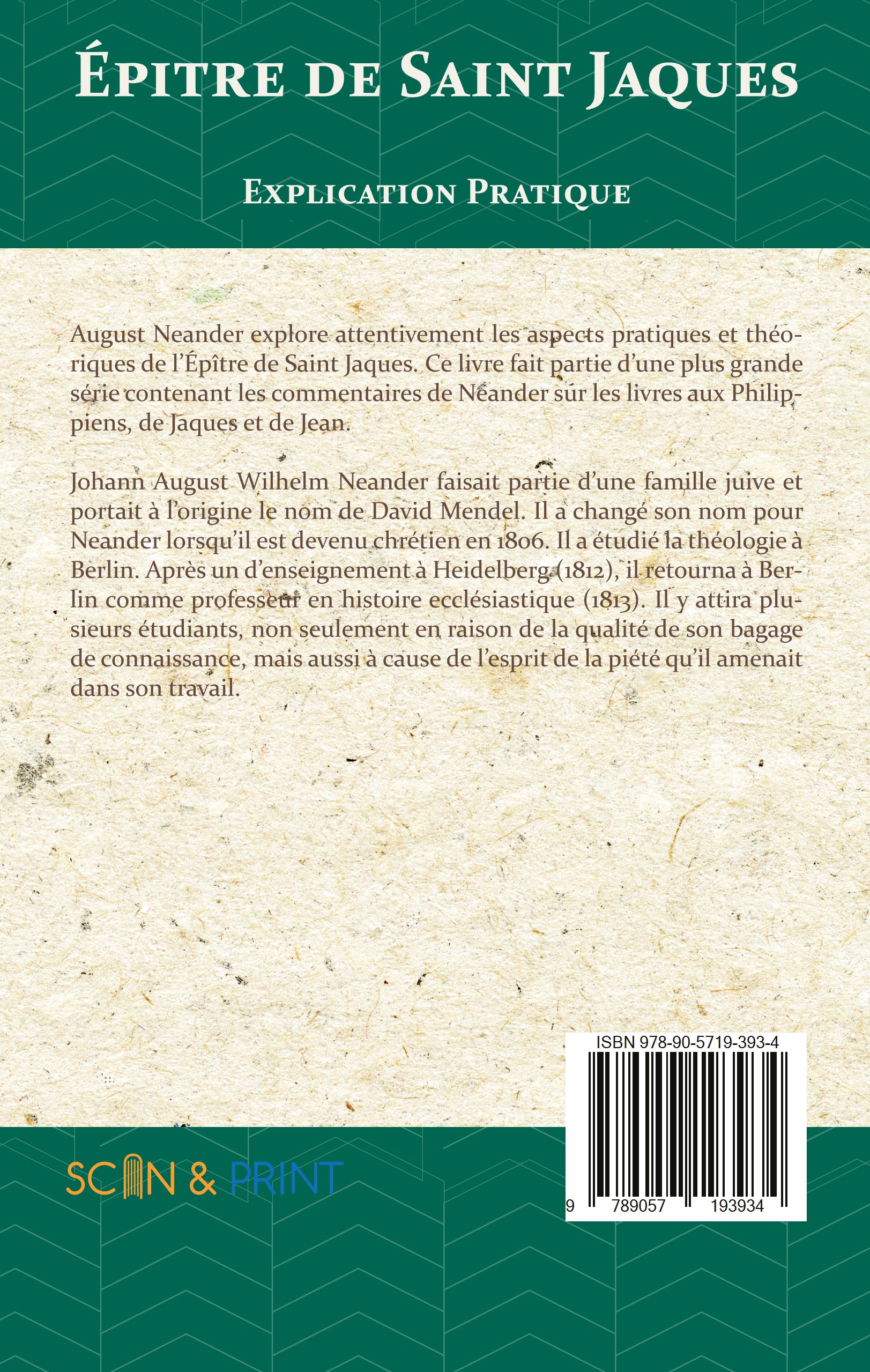 Épitre de Saint Jaques