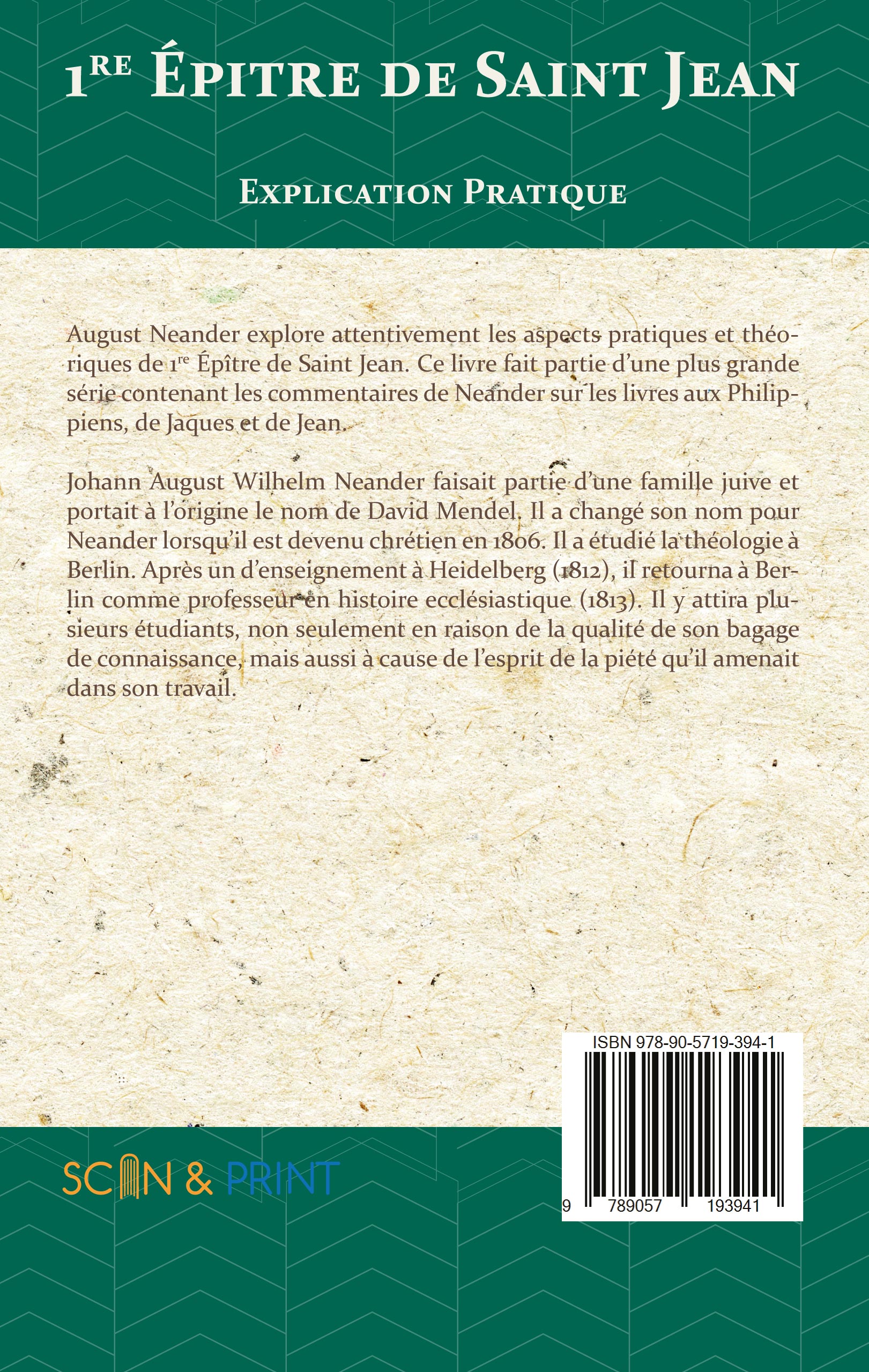 Première Épitre de Saint Jean