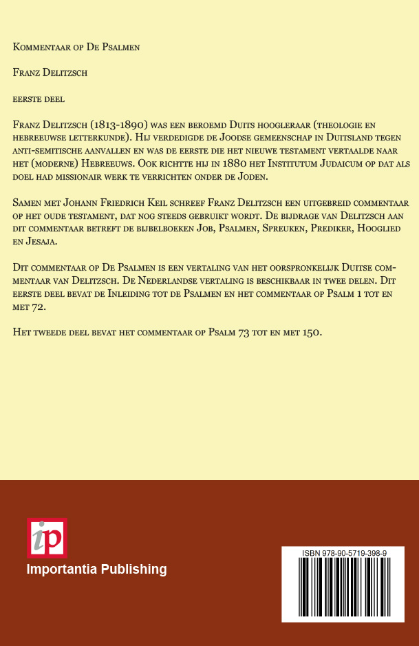 Commentaar op de Psalmen – 1